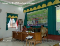Sambutan Dinas Perkebunan Jateng untuk Kel Tani Tri Lestari Desa Bantar Kecamatan Jatilawang